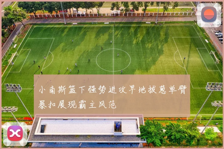 小南斯篮下强势进攻旱地拔葱单臂暴扣展现霸主风范